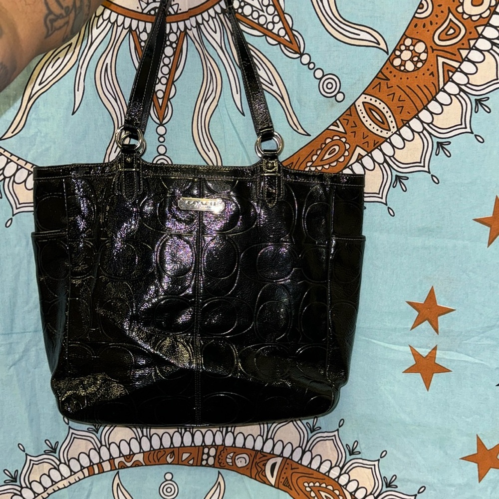Leather coach Bag